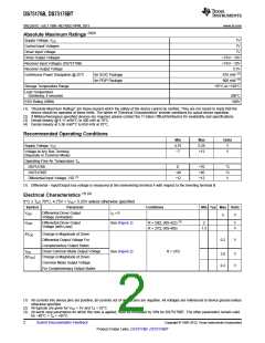 浏览型号DS75176BMX/NOPB的Datasheet PDF文件第2页