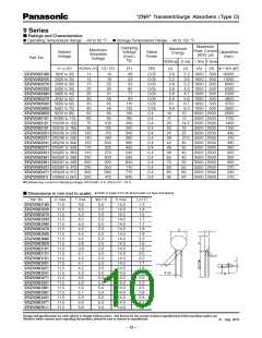 浏览型号ERZ-V10D271的Datasheet PDF文件第10页