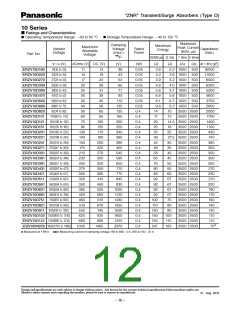 浏览型号ERZ-V10D271的Datasheet PDF文件第12页