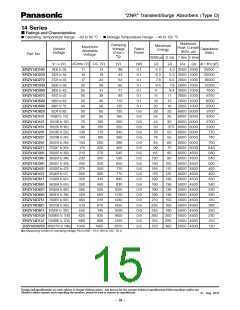 浏览型号ERZ-V10D271的Datasheet PDF文件第15页