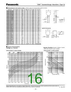 浏览型号ERZ-V10D271的Datasheet PDF文件第16页