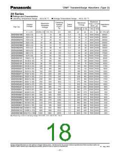 浏览型号ERZ-V10D271的Datasheet PDF文件第18页