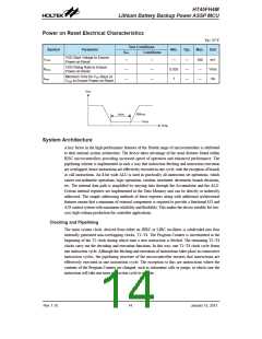 浏览型号HT45FH4M的Datasheet PDF文件第14页