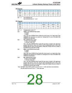 浏览型号HT45FH4M的Datasheet PDF文件第28页