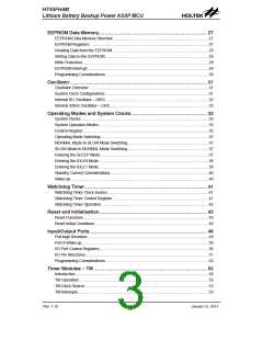 浏览型号HT45FH4M的Datasheet PDF文件第3页