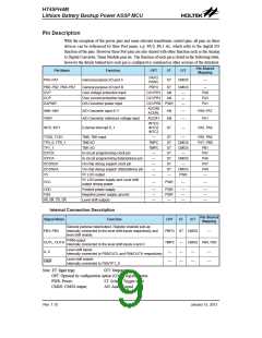 浏览型号HT45FH4M的Datasheet PDF文件第9页