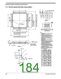 浏览型号MC68HC11E1CFNE2的Datasheet PDF文件第184页