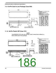 浏览型号MC68HC11E1CFNE2的Datasheet PDF文件第186页