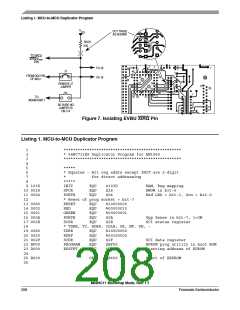浏览型号MC68HC11E1CFNE2的Datasheet PDF文件第208页