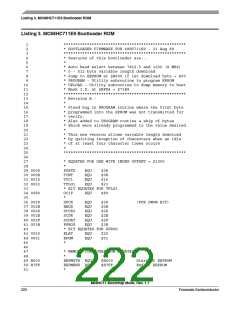 浏览型号MC68HC11E1CFNE2的Datasheet PDF文件第222页