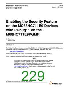 浏览型号MC68HC11E1CFNE2的Datasheet PDF文件第229页