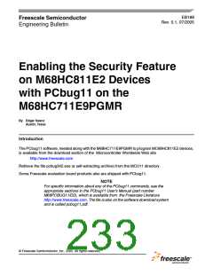 浏览型号MC68HC11E1CFNE2的Datasheet PDF文件第233页