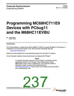 浏览型号MC68HC11E1CFNE2的Datasheet PDF文件第237页
