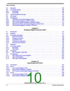 浏览型号MC908JL3ECPE的Datasheet PDF文件第10页