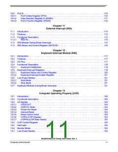 浏览型号MC908JL3ECPE的Datasheet PDF文件第11页