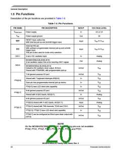 浏览型号MC908JL3ECPE的Datasheet PDF文件第20页
