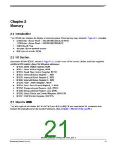 浏览型号MC908JL3ECPE的Datasheet PDF文件第21页