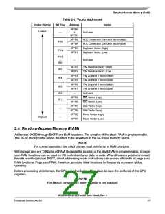 浏览型号MC908JL3ECPE的Datasheet PDF文件第27页