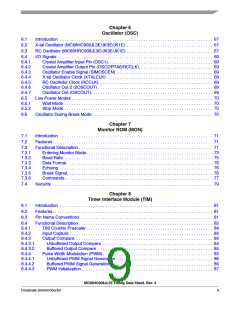 浏览型号MC908JL3ECPE的Datasheet PDF文件第9页