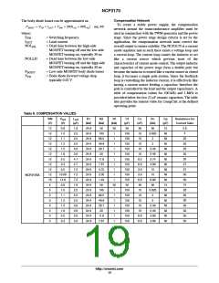 浏览型号NCP3170ADR2G的Datasheet PDF文件第19页