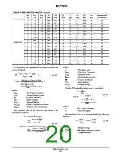 浏览型号NCP3170ADR2G的Datasheet PDF文件第20页