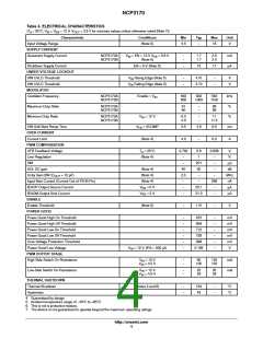 浏览型号NCP3170ADR2G的Datasheet PDF文件第4页