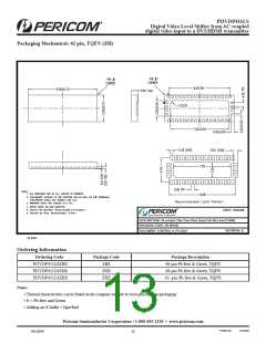 浏览型号PI3VDP411LSZBE的Datasheet PDF文件第13页