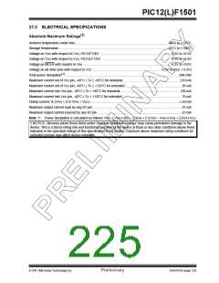 浏览型号PIC12F1501-I-MC的Datasheet PDF文件第225页