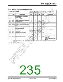 浏览型号PIC12F1501-I-MC的Datasheet PDF文件第235页
