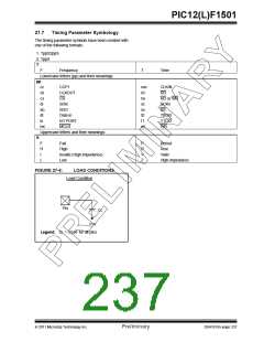 浏览型号PIC12F1501-I-MC的Datasheet PDF文件第237页