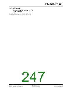 浏览型号PIC12F1501-I-MC的Datasheet PDF文件第247页