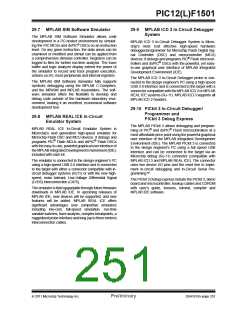 浏览型号PIC12F1501-I-MC的Datasheet PDF文件第251页