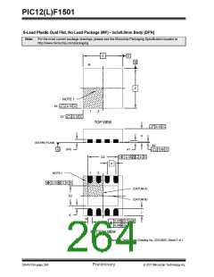 浏览型号PIC12F1501-I-MC的Datasheet PDF文件第264页