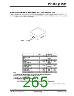 浏览型号PIC12F1501-I-MC的Datasheet PDF文件第265页