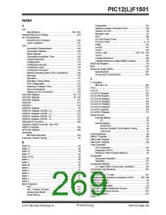 浏览型号PIC12F1501-I-MC的Datasheet PDF文件第269页