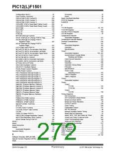 浏览型号PIC12F1501-I-MC的Datasheet PDF文件第272页