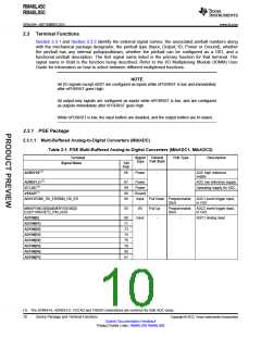 浏览型号RM46L450PGET的Datasheet PDF文件第10页