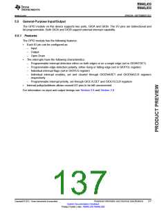 浏览型号RM46L450PGET的Datasheet PDF文件第137页