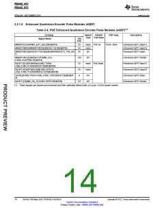 浏览型号RM46L450PGET的Datasheet PDF文件第14页