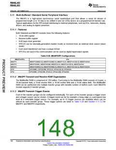 浏览型号RM46L450PGET的Datasheet PDF文件第148页