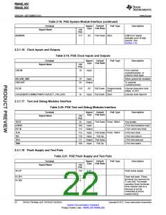 浏览型号RM46L450PGET的Datasheet PDF文件第22页