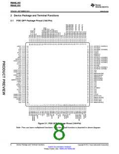 浏览型号RM46L450PGET的Datasheet PDF文件第8页