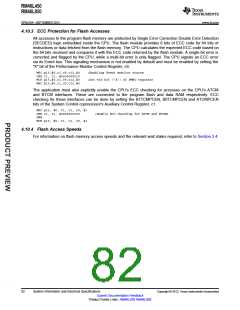 浏览型号RM46L450PGET的Datasheet PDF文件第82页