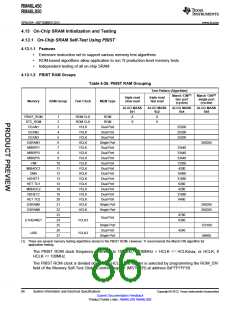 浏览型号RM46L450PGET的Datasheet PDF文件第86页
