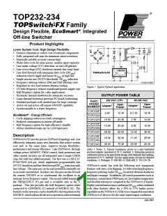 浏览型号TOP233PN的Datasheet PDF文件第1页