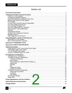 浏览型号TOP233PN的Datasheet PDF文件第2页
