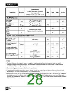 浏览型号TOP233PN的Datasheet PDF文件第28页