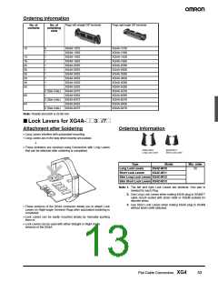 浏览型号XG4A-4031的Datasheet PDF文件第13页