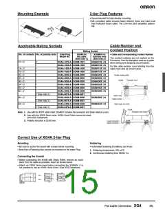 浏览型号XG4A-4031的Datasheet PDF文件第15页