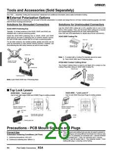 浏览型号XG4A-4031的Datasheet PDF文件第20页